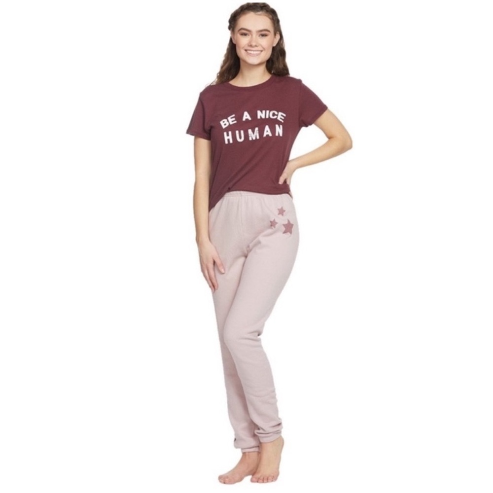 NWT Spiritual Gangster Star Session Sweatpants Size M Lavender